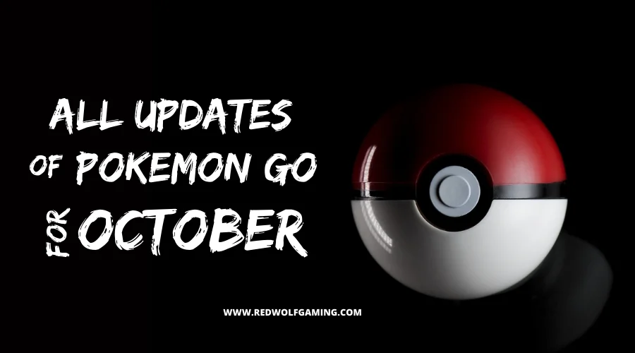 Image of a Pokeball as banner image for pokemon go's updates in october 2021
